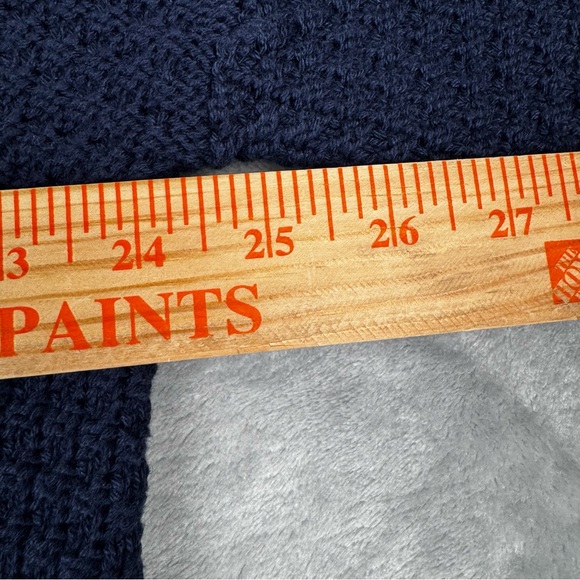 . Crew Cable Knit Cardigan Sweater Womens XL Navy Blue Academia Old Money - Picture 7 of 10